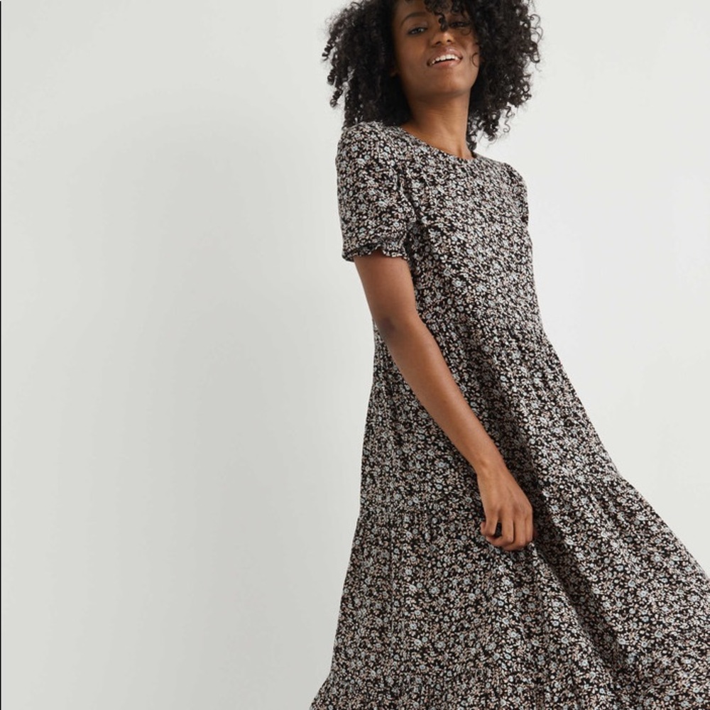 aerie garden party midi dress